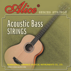 Alice A616, 10 Packs 4-String Acoustic Bass Strings Set, 40-95, Round Core, Coated Copper Wound