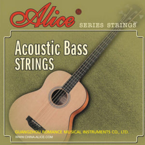 Alice A618, 10 Packs 4-String Acoustic Bass Strings Set, 40-95, Hexagonal Core, Coated Copper Wound