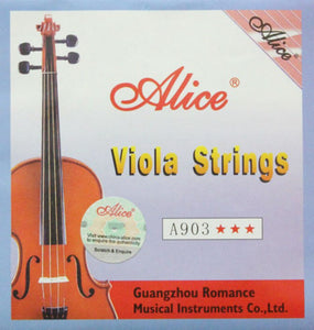 Alice A903, 1 PCs Single Viola Strings, 16" 1st A, Steel Core, Nickel Alloy Wound