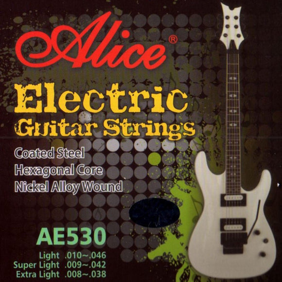 Alice AE530, 100 PCs Single Electric Guitar Strings, 1st E, 0.010, Plated Steel, Individual Packing