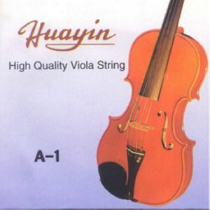 HuaYin, Single Viola Strings, 14" 4th C, Carbon Steel, Aluminium Alloy Wound, AM300