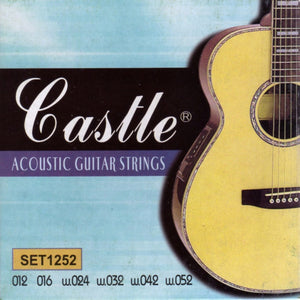 Castle, Acoustic Guitar Strings Set, 12-52, Bronze Wound