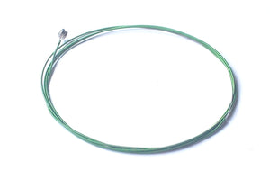 A609C, 5 PCs Single Electric Bass Strings, 1st G 0.040, Hexagonal Core, Green Coated on Copper Wound