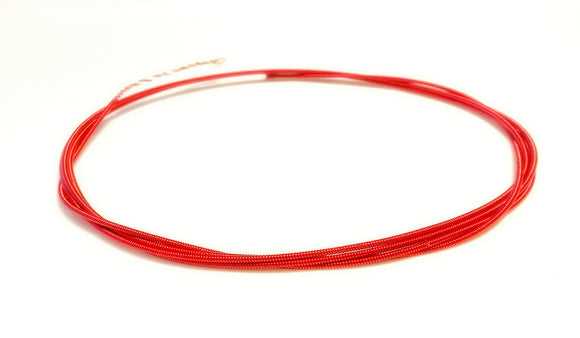 20 PCs Single Classical Guitar Strings, 6th E, Red Coated on Copper Wound, Normal, Individual Packing