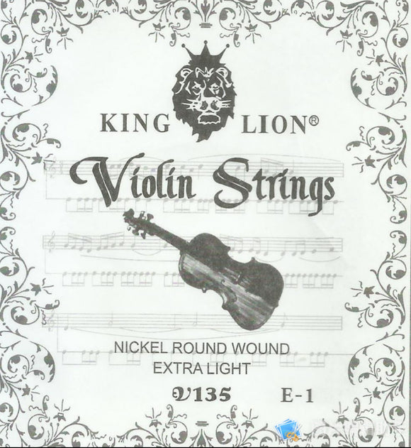 KingLion KL135V, 1 PCs Single Violin Strings, 1st E, Stainless Steel, Weekly Special