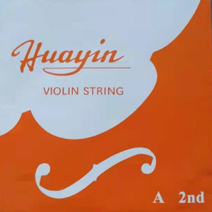 HuaYin, Single Violin Strings, 4/4 2nd A, Carbon Steel, VM200