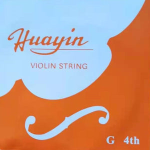 HuaYin, Single Violin Strings, 4/4 4th G, Carbon Steel, VM200