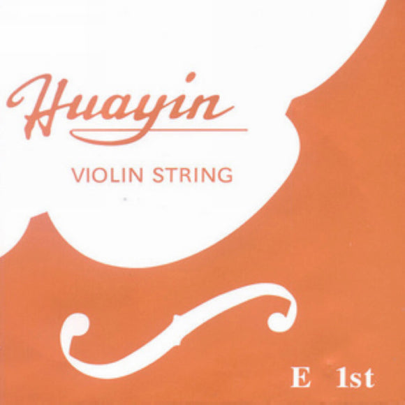 HuaYin, Violin Strings Set, 4/4 Size, Steel Core, Nickel Alloy Wound, E Ball End, VM200