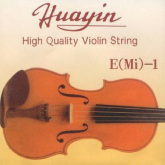 HuaYin, 5 PCs Single Violin Strings, 4/4, 1st E, Carbon Steel, VM300