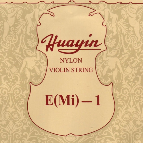 HuaYin, 5 PCs Single Violin Strings, 4/4 1st E, Carbon Steel, VP200