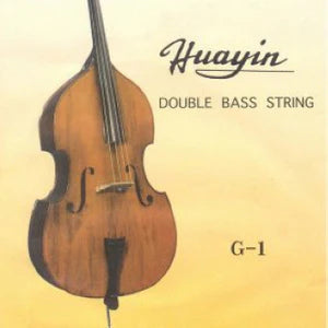 HuaYin, DBM200, Single Upright Double Bass Strings, 4/4-1/8, Steel Core, Nickel Alloy Wound