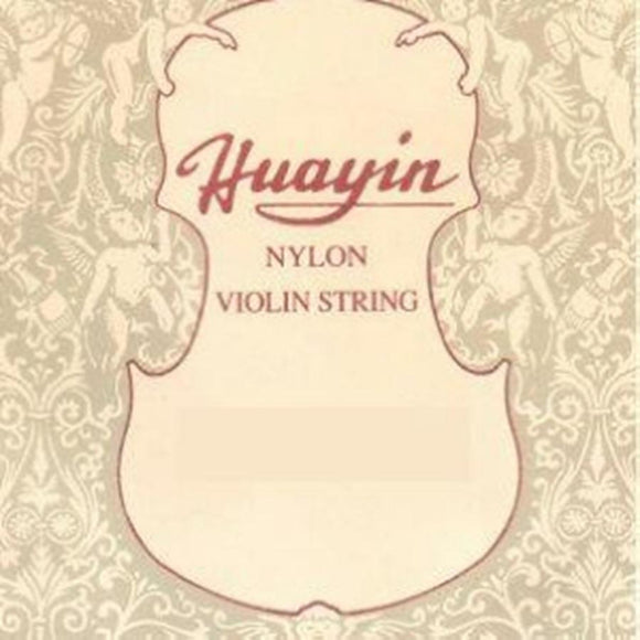 HuaYin, Single Violin Strings, 3/4 3rd D, Carbon Steel, Nylon Core, Nickel Alloy Wound, VP200