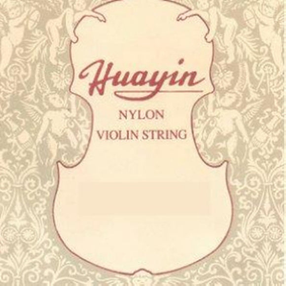 HuaYin, Violin Strings Set, 1/2 Size, Nylon Core, Nickel Alloy Wound, E Ball End, VP200